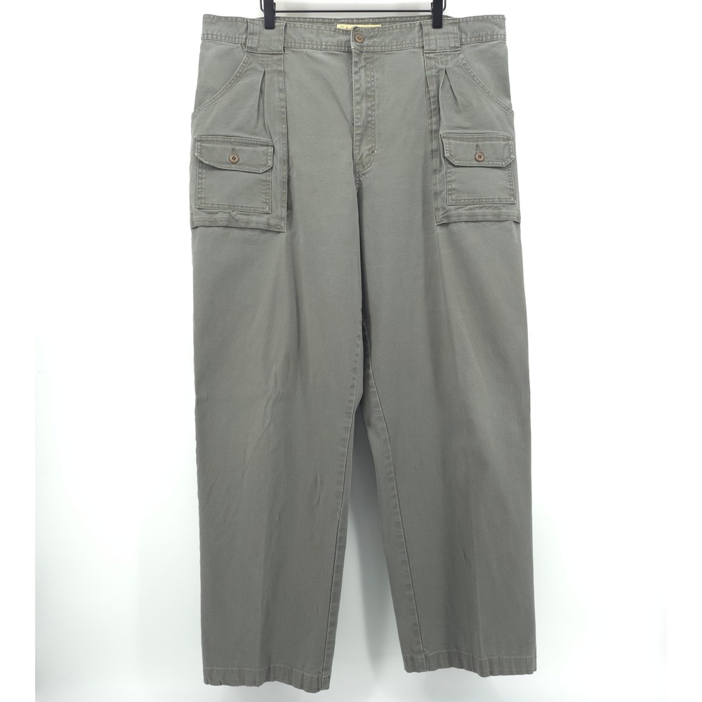 Cabela's Men's Pants 7-Pocket Hiker 42 Green Cargo Utility Gorpcore